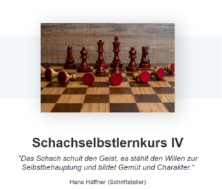 Selbstlernkurs IV
