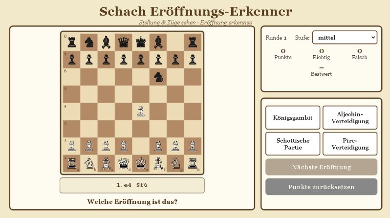 Eröffnungs-Erkenner