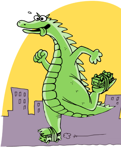 Godzilla Illustration